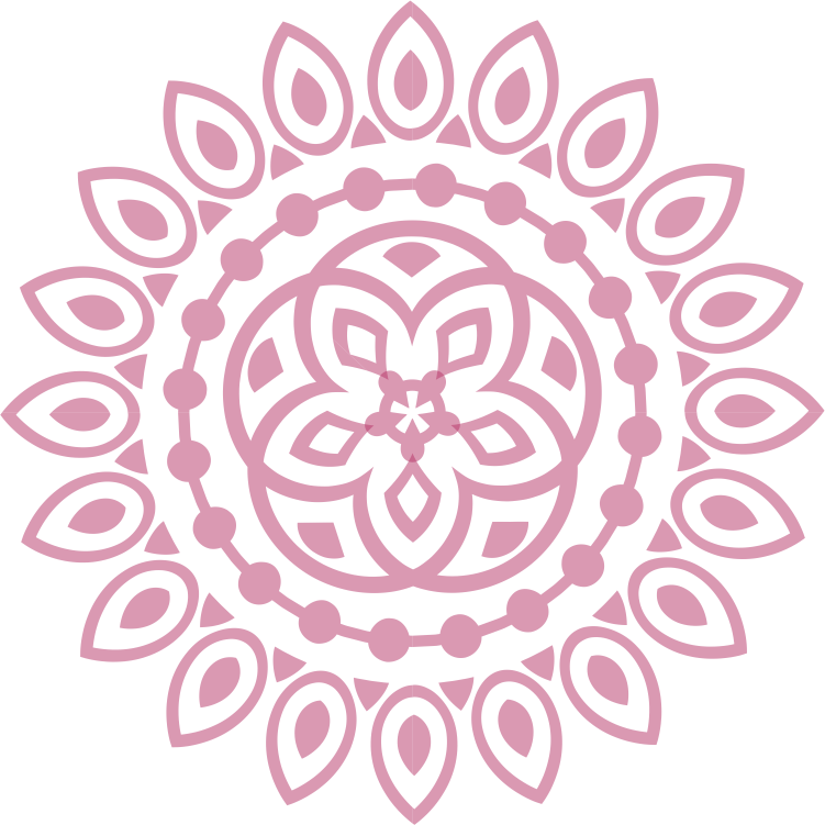Mandala design - Pink